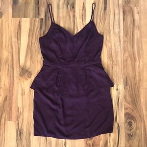 Purple Kimchi Blue Peplum Dress (Size 8)